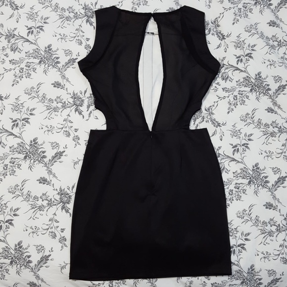 Very Sexy high neck mini dress with cut outs - Picture 2 of 5